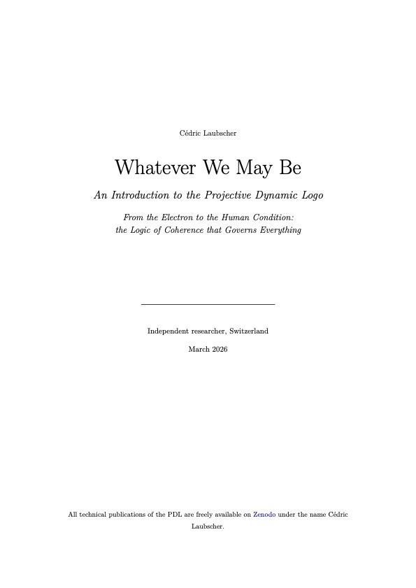 Whoever We May Be: Existence, Coherence, and Vulnerable Instruments – A Philosophical Synthesis of the PDL Framework DN | Philosophical and ontological synthesis of the PDL framework. Connects minimal closures, proton architectures, coherence leakage, and emergent metrics to questions of causality, freedom, transcendence, and human vulnerability, and is used here as an interpretative companion to the structural and epistemic mappings.